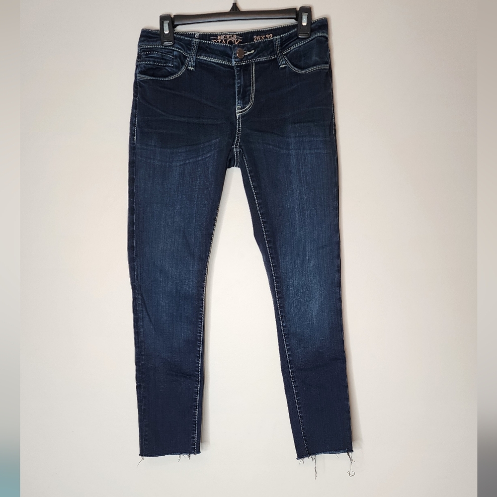 Buckle Black Skinny Jeans